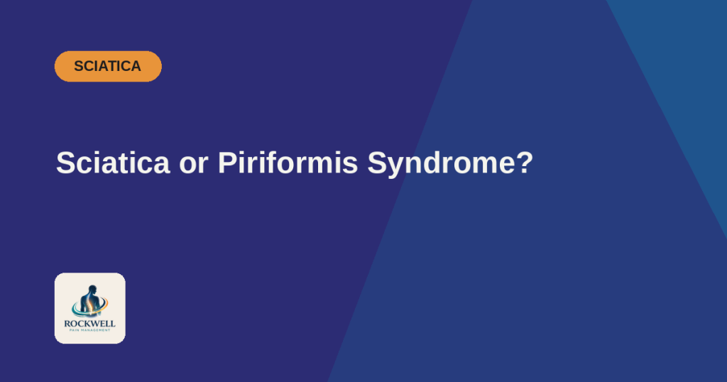 Sciatica or Piriformis Syndrome - Rockwell Pain Management